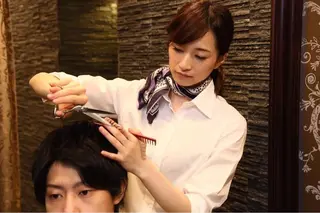 ショート プレミアムバーバー原宿店所属・プレミアムバーバー 渋谷原宿店のヘアスタイル