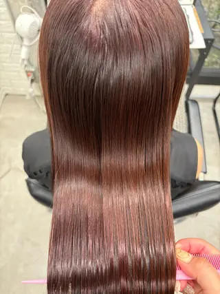 ロング カラー すぐ巻ける縮毛矯正 🍀勝倉　麗のヘアスタイル