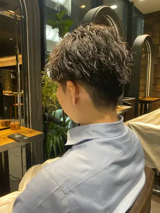 パーマ メンズ 韓国ヘア/銀座/艶髪 /MINX/ウチダのヘアスタイル