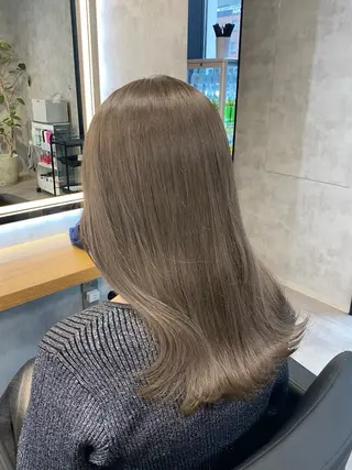 ロング カラー 淡色/ワンホンヘア 🤍MINORIのヘアスタイル