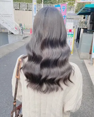 ロング カラー 💎yuto💎 ハイトーン/韓国ヘアのヘアスタイル