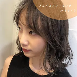 ミディアム カラー SHEARA BY CARE所属・. AYUKAのヘアスタイル