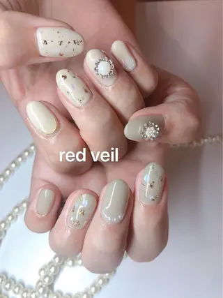 ミディアム ネイル 長さ出し専門 nynaのネイルデザイン