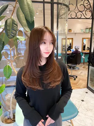 ロング カラー 💎巻ける縮毛矯正/ 艶髪💎石渕智也のヘアスタイル