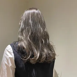 ロング カラー 美髪ストレート 川本雄己のヘアスタイル