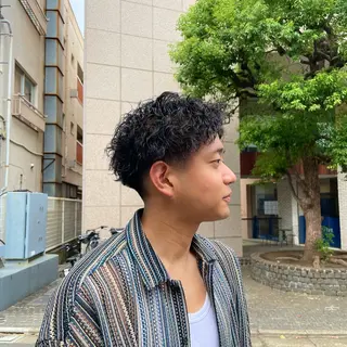 パーマ メンズ 西村 友佑のヘアスタイル
