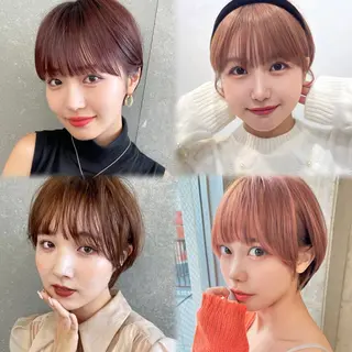 ショート カラー 🎀大川 錬🎀 ブリーチなしWカラーのヘアスタイル