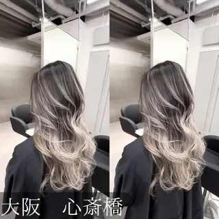 ロング カラー hair &eye LAWE.店長のヘアスタイル