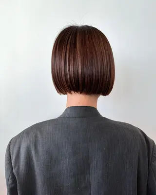 ショート ボブ ホノカのヘアスタイル