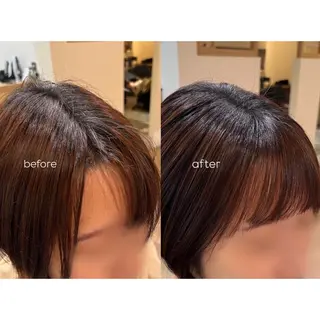 パーマ bisou hair スガノ　カヤノのマツエク・マツパデザイン