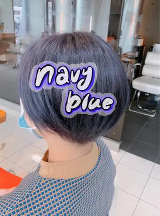 ショート カラー 脱白髪染め美容師 竹内涼乃のヘアスタイル