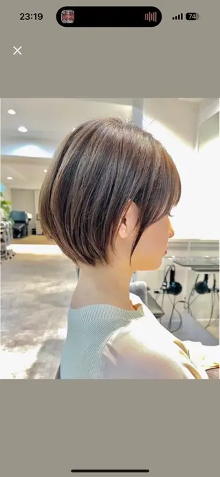 ショート あいこ/ハンサム ショート/銀座🌷のヘアスタイル