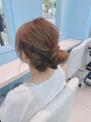 ロング ヘアアレンジ ✂︎✂︎レディースの メンズカット屋さんのヘアスタイル