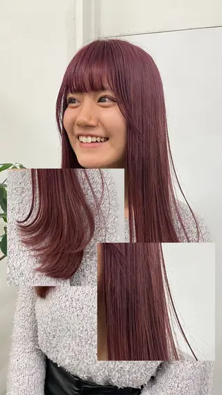 ロング ナギ『kii』 福岡美容室🇰🇷のヘアスタイル