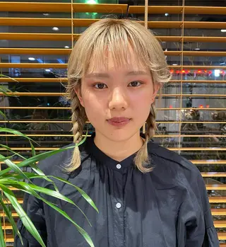 セミロング カラー ヘアアレンジ パーマ指名No1 /namiのヘアスタイル