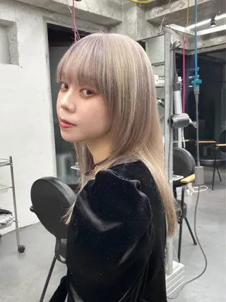 セミロング カラー code+lim所属・平沼 祐哉/パーマのヘアスタイル