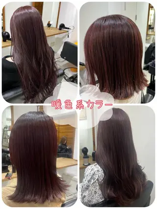 カラー ✨🎨ブリーチなし 透明感カラー✨美友のヘアスタイル