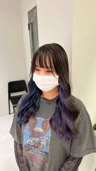 ロング カラー 髪質改善/レイヤー 兼折楓馬のヘアスタイル