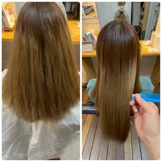 ロング アイブロウ◎ rista藤岡佳世のヘアスタイル