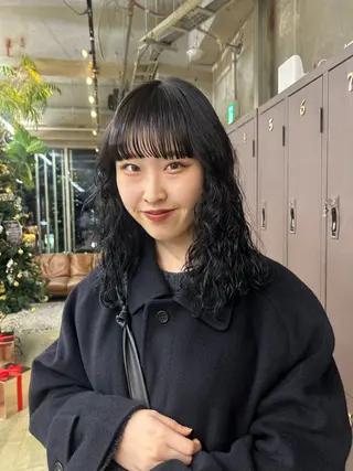 ロング パーマ maho/ブリーチ なし垢抜けカラー♡のヘアスタイル