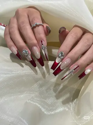 ネイル Aura  Nail 長さだし/パラジェルのネイルデザイン
