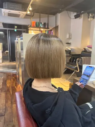 ショート レイヤー/顔周り/ 韓国ヘア🤍フウカのヘアスタイル