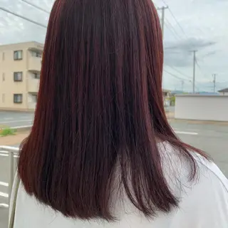 セミロング カラー canoe下関熊野店 レッスンモデル募集中のヘアスタイル