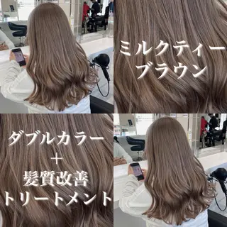 セミロング カラー 🌿透明感赤み消し Keishin🌿のヘアスタイル