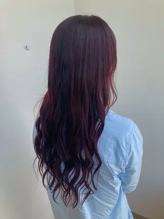 ロング カラー Prism co所属・入澤 由亜のヘアスタイル