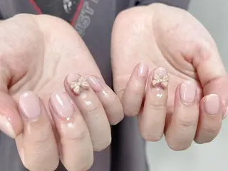 ネイル 🤎mini 🤍可愛らしいネイルのネイルデザイン