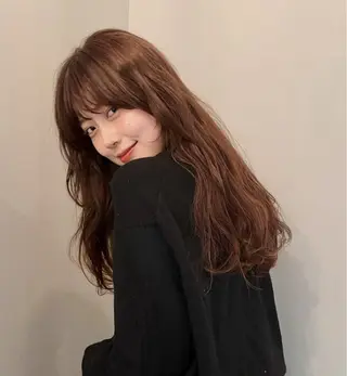 ロング パーマ tete nico所属・似合わせ/ヘアカラー nanami🌸のヘアスタイル