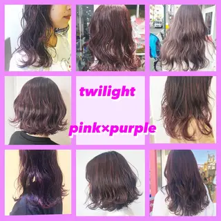 ロング カラー sano sayakaのヘアスタイル