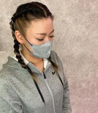 ロング カラー UNDER vr 【アンダーバー】のヘアスタイル