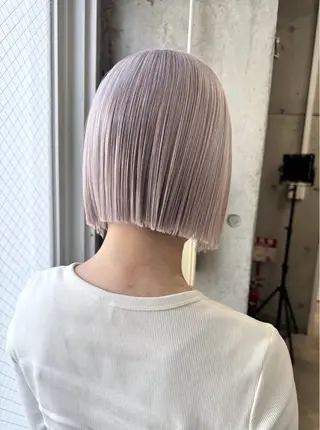 ショート カラー lani 天神大名/ブリーチのヘアスタイル