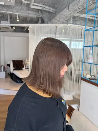 ミディアム カラー RINNO🌷艶髪/ 透明感&艶カラーのヘアスタイル