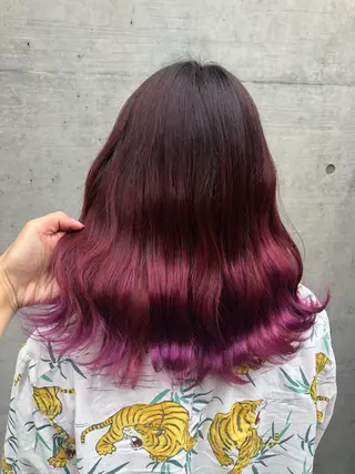 ミディアム カラー 韓国ヘア🤍髪質改善 🇰🇷AKANEのヘアスタイル