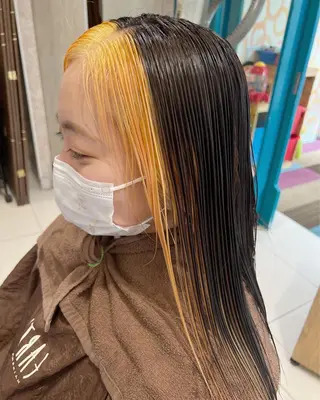 ロング カラー 佐伯 蓮のヘアスタイル