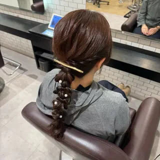 ロング ヘアアレンジ 🎀ヘアアレンジ 🎀ななみのヘアスタイル