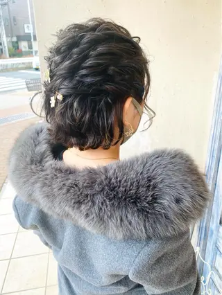 ショート ヘアアレンジ 森 早希絵のヘアスタイル