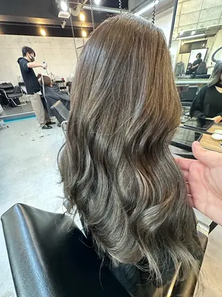 セミロング カラー 立川、北口.ans 黒木 和大のヘアスタイル