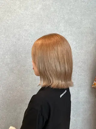 ミディアム ナチュラル＊艶＊ 蒲生四丁目＊山保美月のヘアスタイル