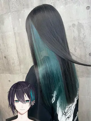 カラー _WHITE 浜松 店長 もえかのヘアスタイル