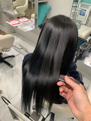 ミディアム カラー 透明感カラー特化/ 顔まわり特化/辻部のヘアスタイル