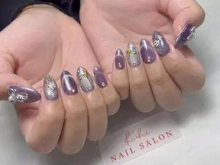 ネイル ユリ🎀長さだし/ パラジェル/持ち込みのネイルデザイン