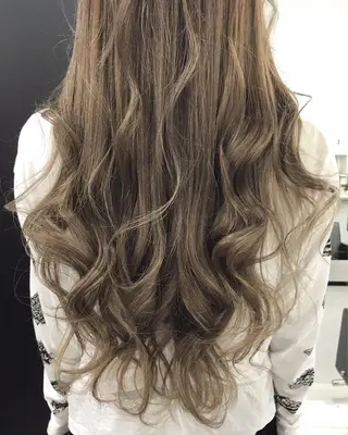 ロング カラー 🌟髪質改善ケアカラ ー美髪縮毛矯正y🌟のヘアスタイル