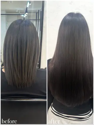 ロング 🫧シールエクステ/ 艶カラー🫧アサミ️のヘアスタイル