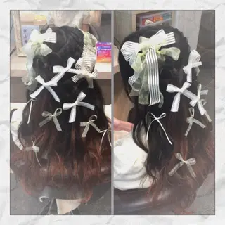 ロング ヘアアレンジ ヘアセット/着付け 𓇼 松本 夏美𓇼のヘアスタイル