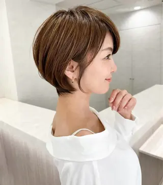 ショート nex the salon coall所属・🫧似合わせショート イシダ🫧のヘアスタイル