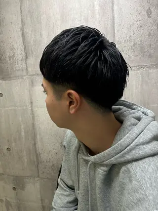 ショート パーマ ヘアアレンジ メンズ NEXT NEO所属・メンズヘア静岡 ✂︎Ryuheiのヘアスタイル