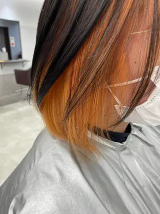 カラー AIRI layer cut hairのヘアスタイル